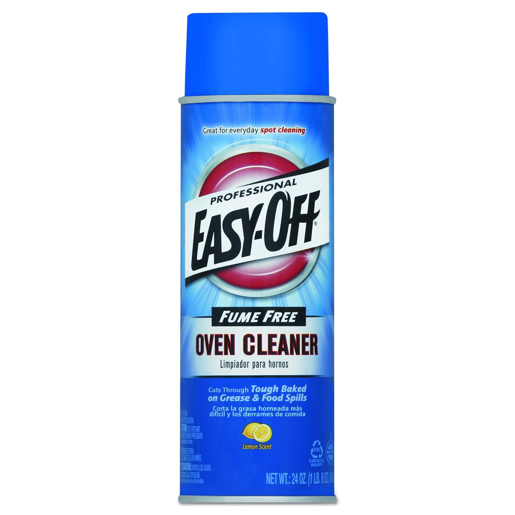 Easy-Off-74017 Professional Fume Free Max Oven Cleaner, Lemon 144 oz (6 Cans x 24 oz) Pack of 2