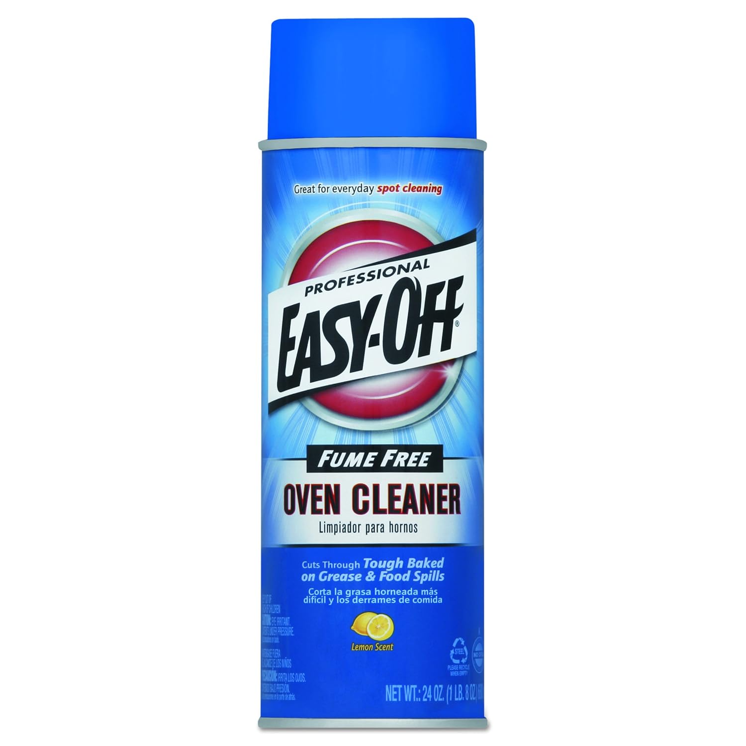 Easy-Off-74017 Professional Fume Free Max Oven Cleaner, Lemon 144 oz (6 Cans x 24 oz) Pack of 2
