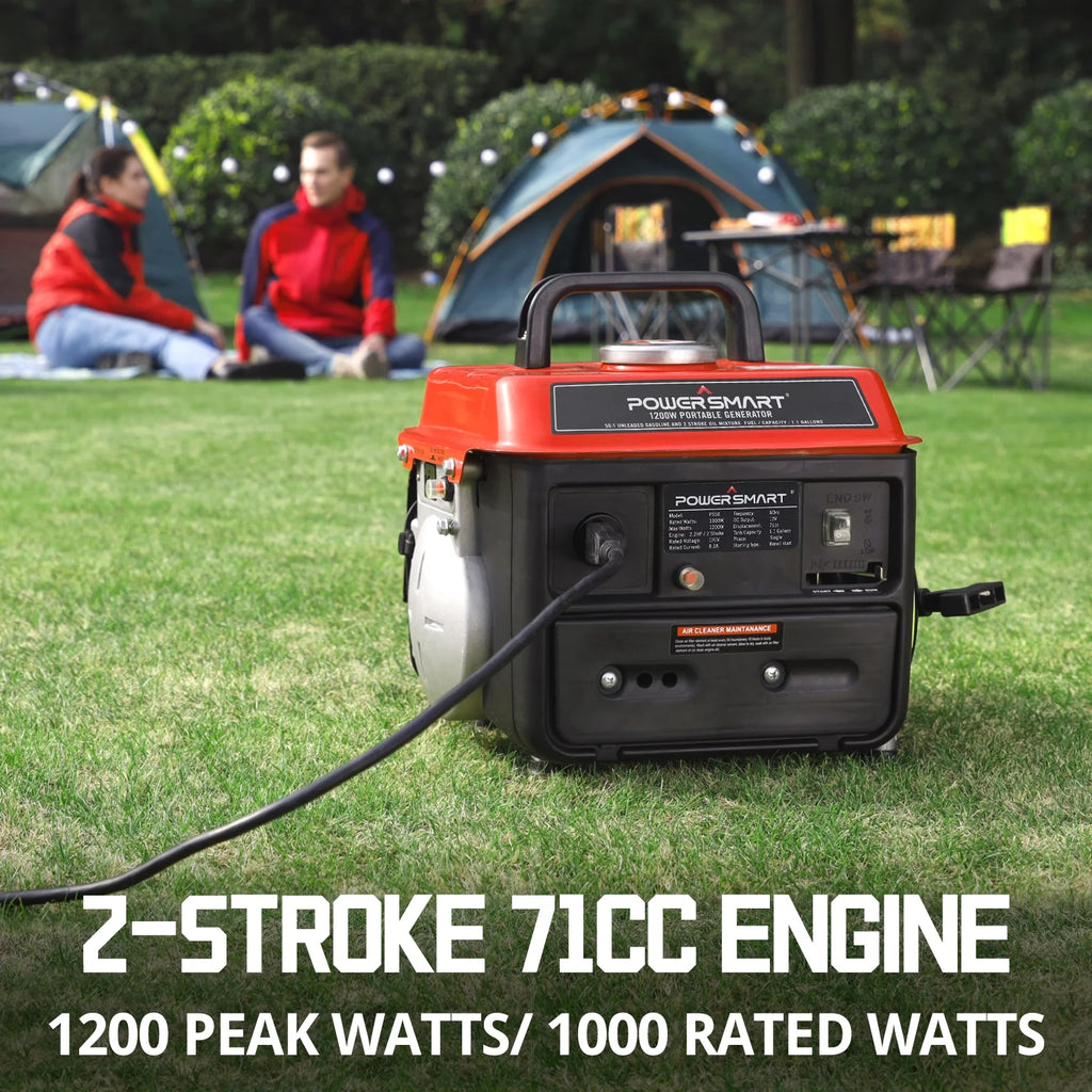 PowerSmart 1200W Portable Inverter Generator, Gas Powered J750984