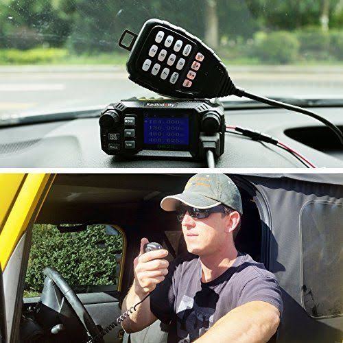 Radioddity DB25 Pro Dual Band Quad-standby Mini Mobile Radio 25W Vehicle Transceiver B71729