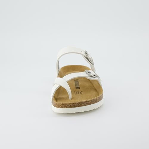 CUSHIONAIRE Women's Luna Cork Footbed Sandal I795