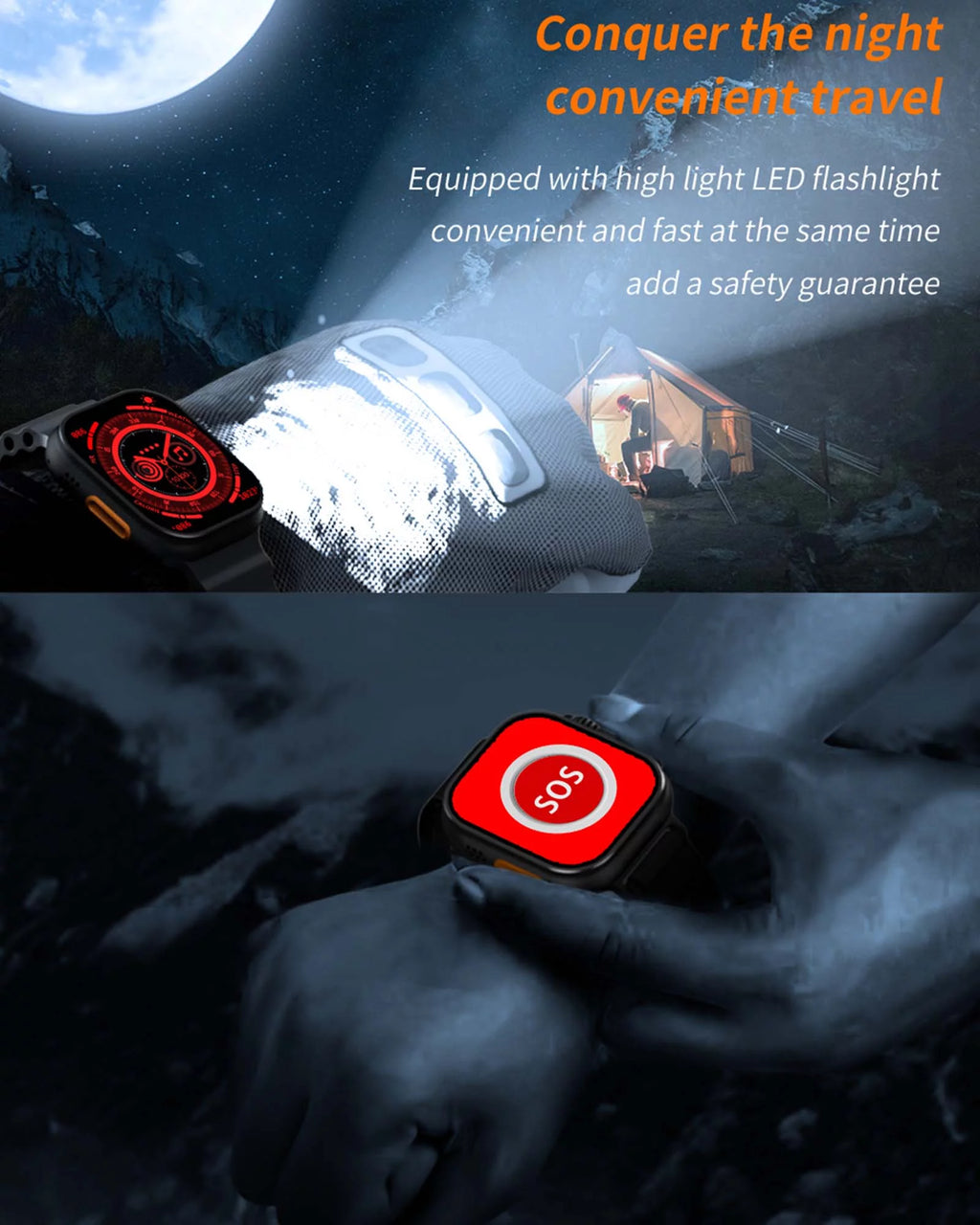 Ultra Smart Watch 2.1" Bluetooth Call IP68 Waterproof G360