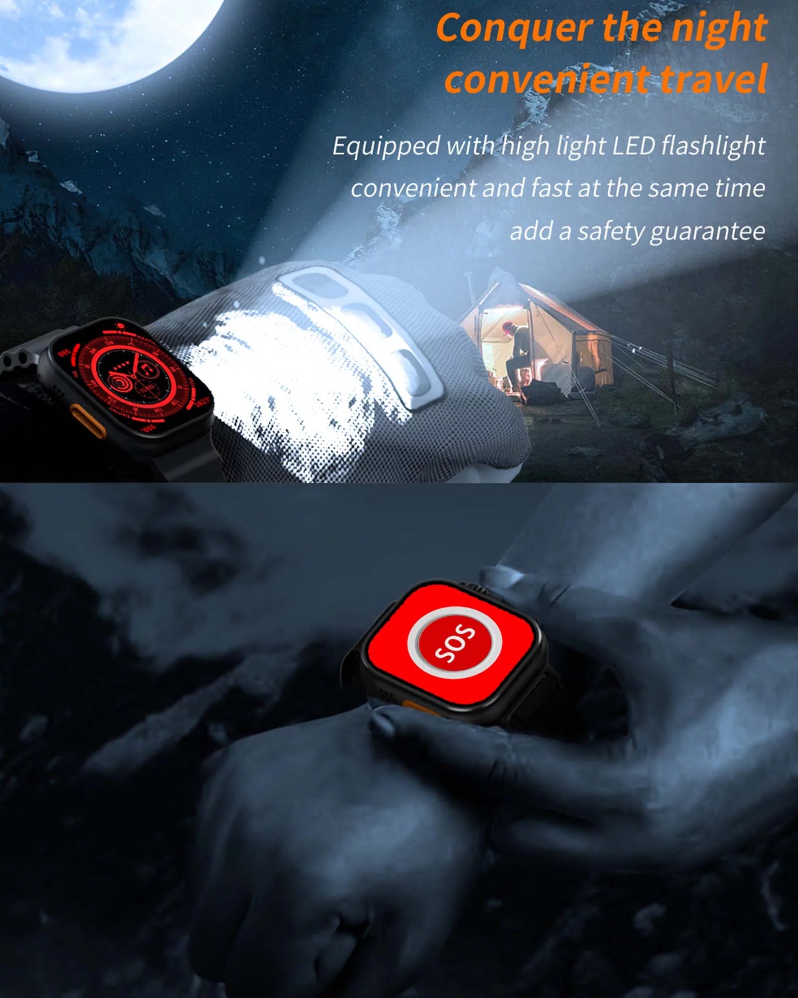 Ultra Smart Watch 2.1" Bluetooth Call IP68 Waterproof G360