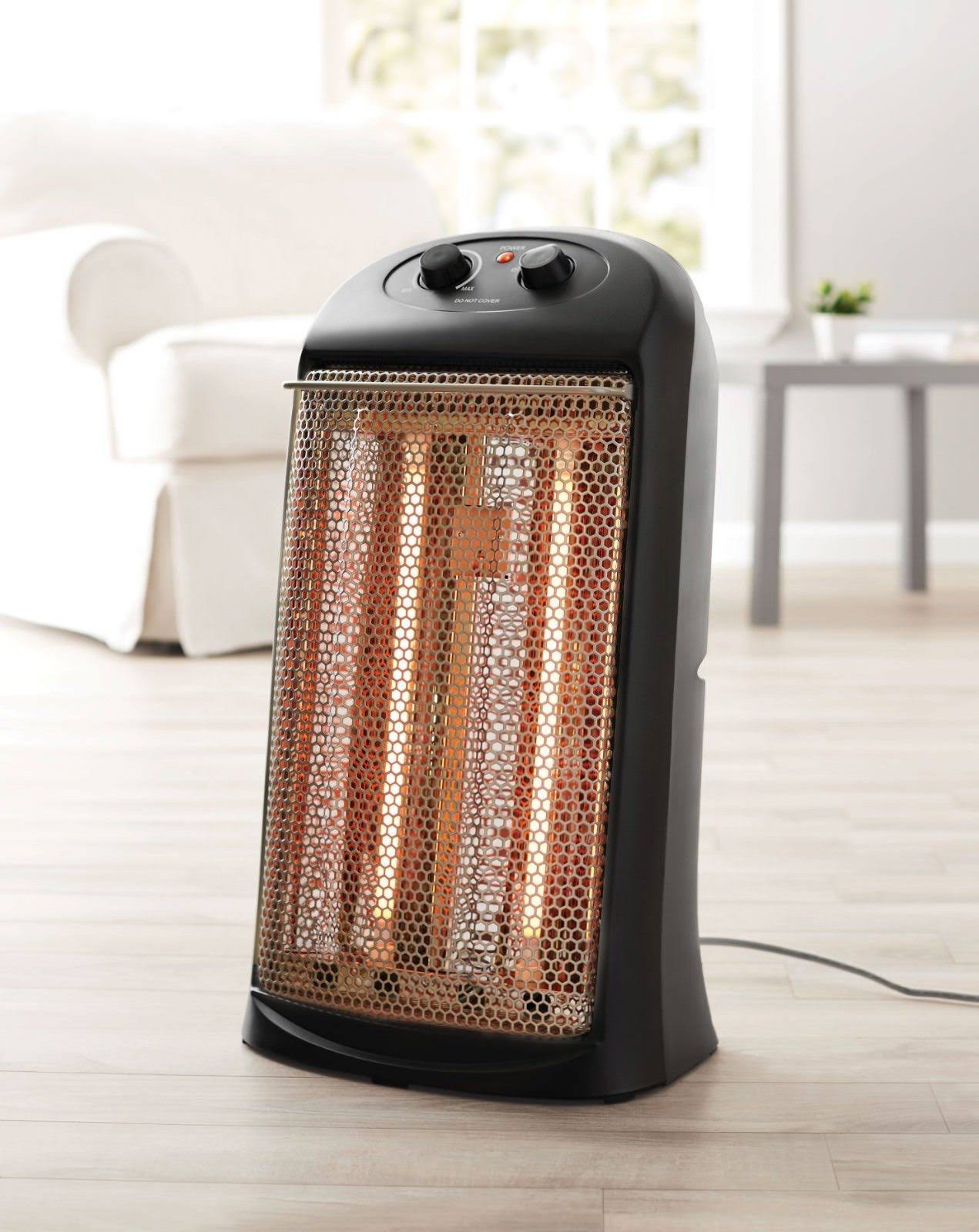 Electric Tower Space Heater Living Room HEATING Infrared Quartz with Thermostat Hq-2000b