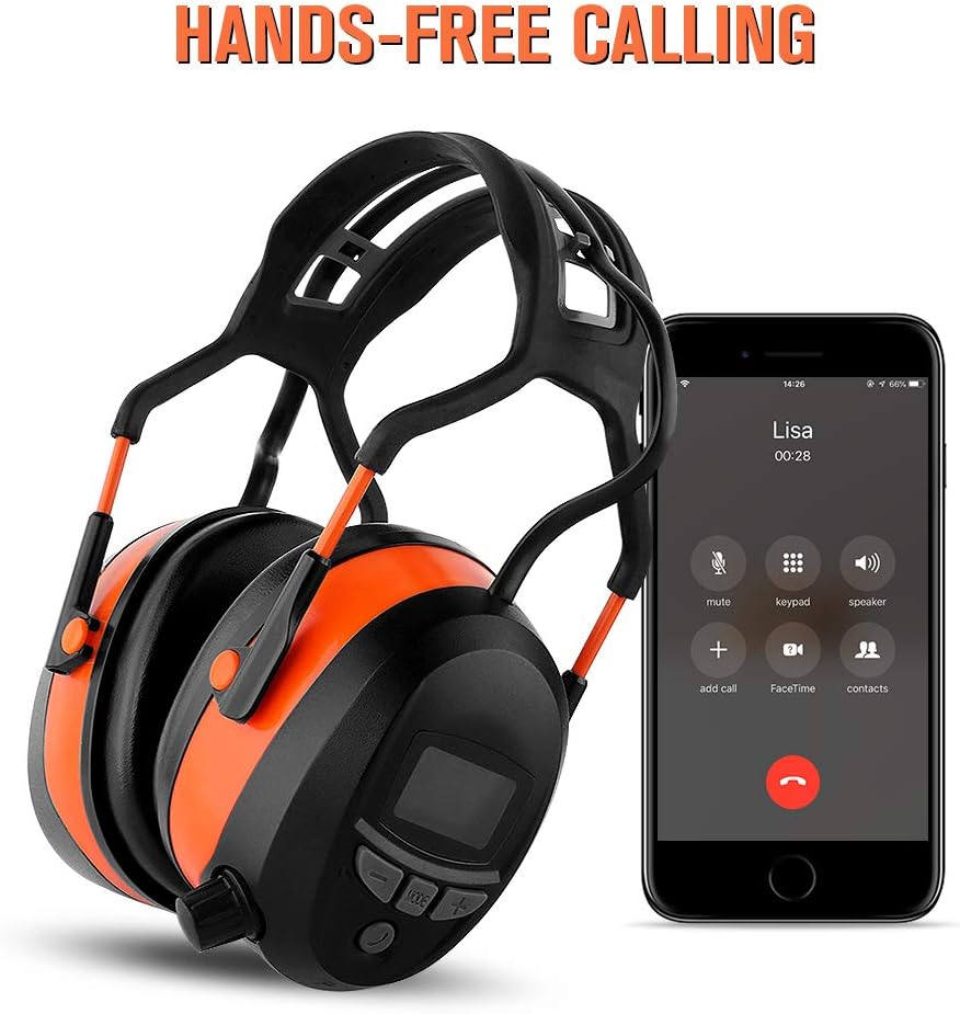 WULFPOWERPRO Wireless Bluetooth Headphones with Noise Reduction for Work, Pack of 2 K493