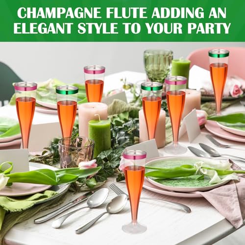 36 Pcs Plastic Champagne Flutes 4.5 oz Clear Toasting Glasses for Party V61372