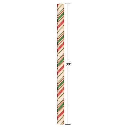 American Greetings Vintage Kraft Christmas Wrapping Paper Rolls, 4 Rolls, 80 sq. ft. D740