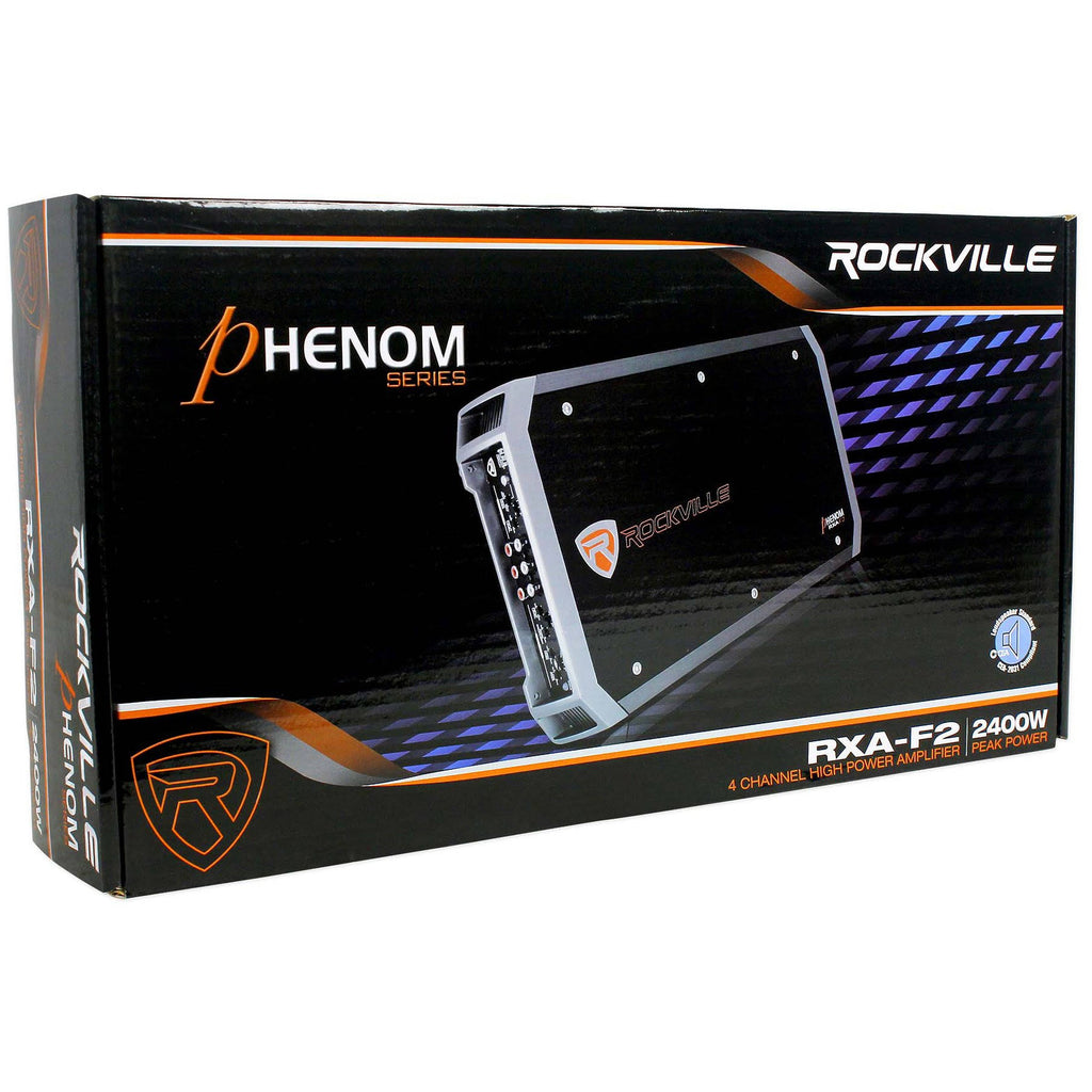 Rockville RXA-F2 4 Channel Car Amplifier 600W RMS M15158