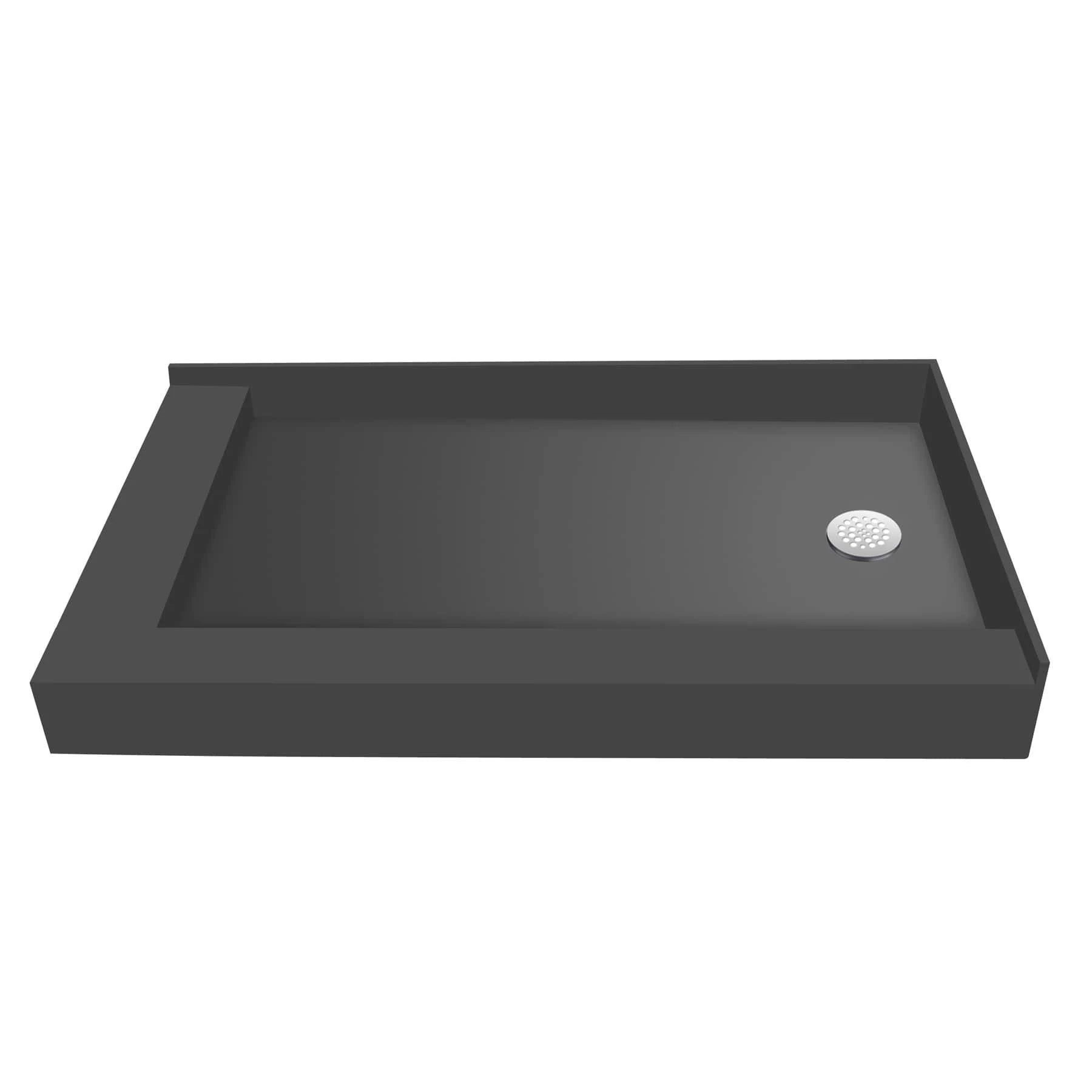 Tile Redi Shower Pan - Drain Location: Right