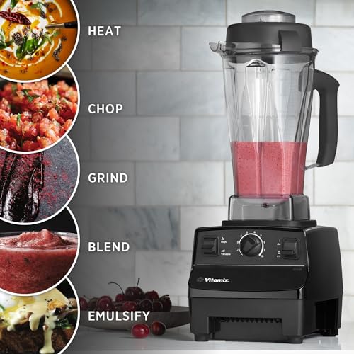 Vitamix 5200 Professional Grade Blender, 64oz Pitcher, Black W70616