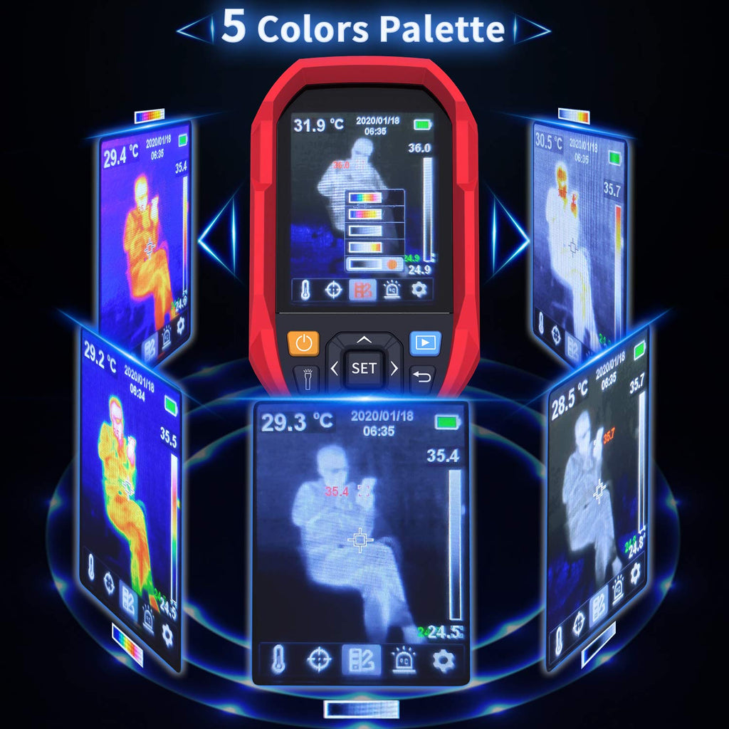 IR Infrared Thermal Imager Camera Rechargeable Handheld with 3.5" LCD Display P901