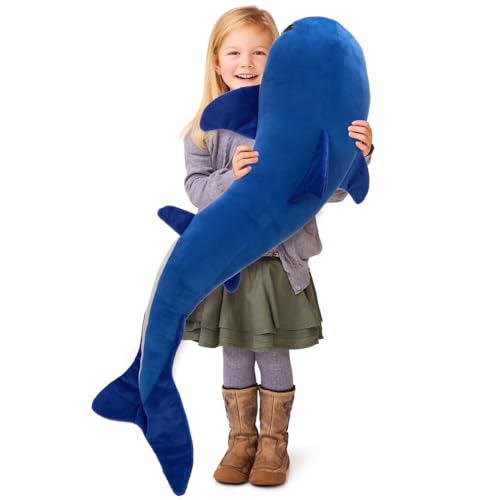 Tezituor 51 inch Giant Whale Shark Stuffed Animal Plush Pillow M152089