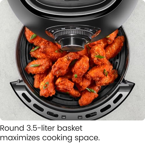 CHEFMAN Multifunctional Digital Air Fryer Rotisserie Dehydrator Convection Oven, 10L, Black H5903