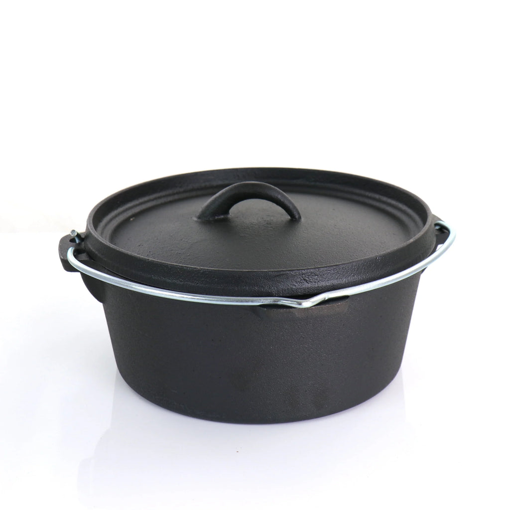 MegaChef Pre-Seasoned Cast Iron 5-Piece Cookware Set Z350