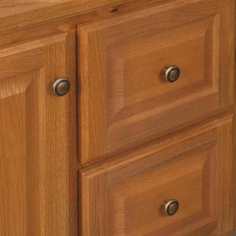 Glacier Bay Hampton 30" Bathroom Vanity Cabinet Only, Oak Q715