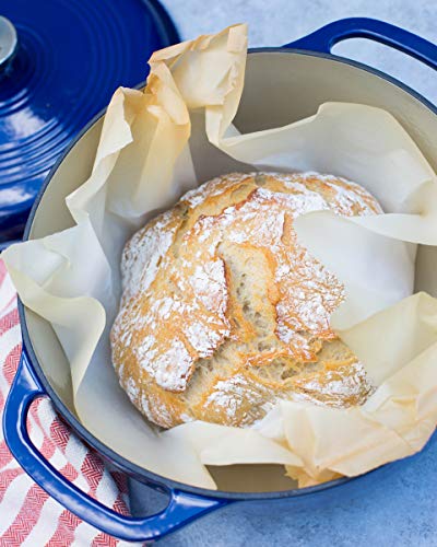 Lodge 6 Quart Enameled Cast Iron Dutch Oven with Lid, Indigo A835868