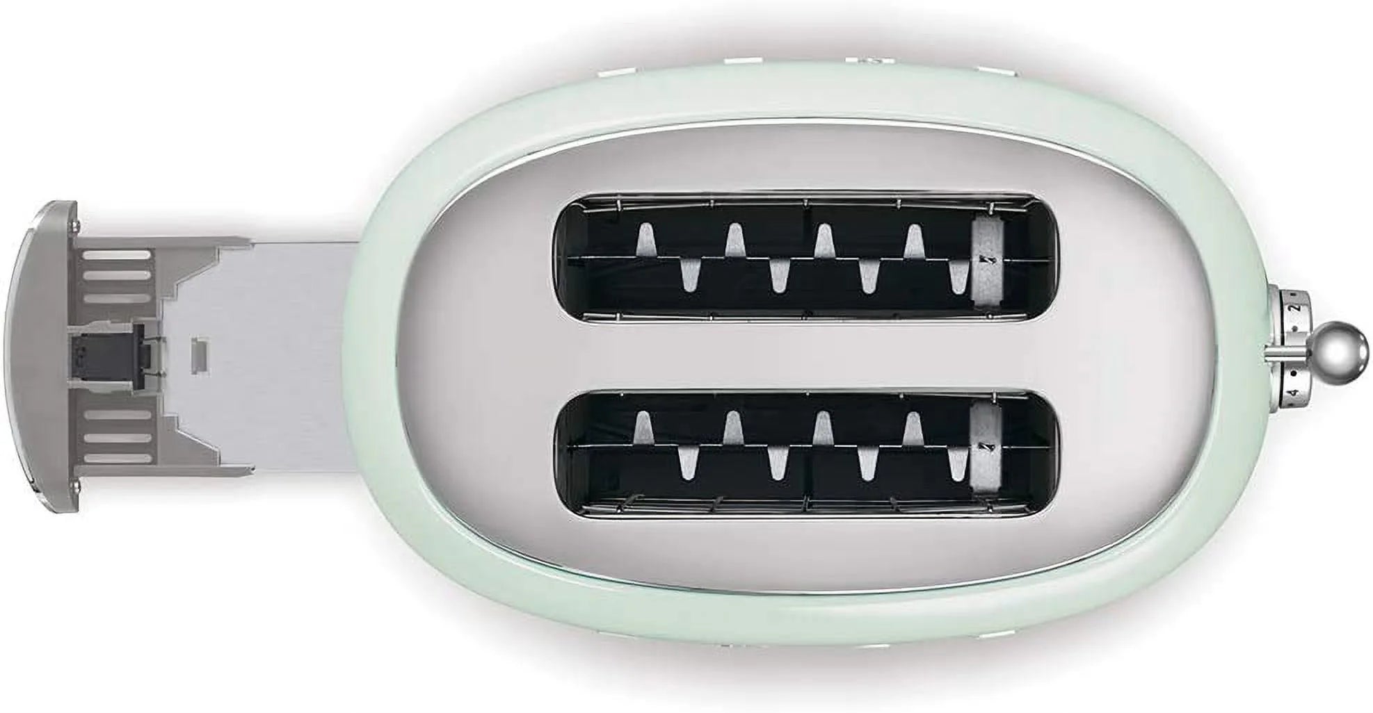 Smeg TSF01PGUS 2 Slice Toaster, Pastel Green K48341