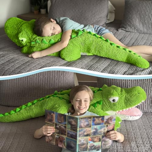 Tezituor 51 inch Giant Whale Shark Stuffed Animal Plush Pillow M152089