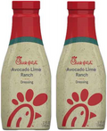 Chick-Fil-A Avocado Lime Ranch Salad Dressing, 2-Pack 12 oz. Bottles