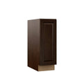 Hampton Bay Designer Series Gretna Assembled 12x34.5x23.75 in. Full Height Door Base Kitchen Cabinet in Espresso, Brown