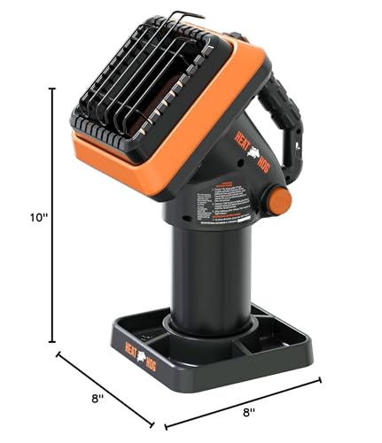 Heat Hog 9000 BTU Portable Propane Radiant Space Heater Y8820