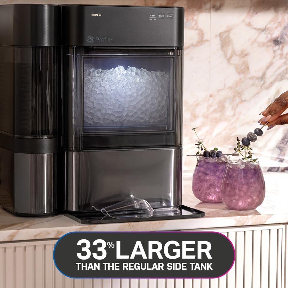 GE Profile Opal 2.0 XL Countertop Nugget Ice Maker with 1 Gallon Tank, Stainless Steel A2624