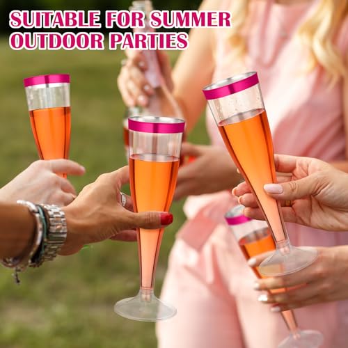 36 Pcs Plastic Champagne Flutes 4.5 oz Clear Toasting Glasses for Party V61372