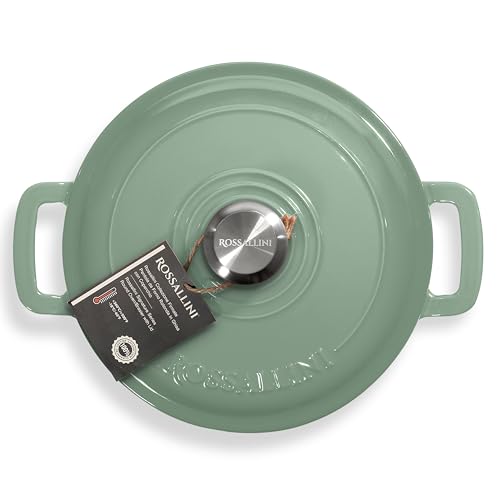 Signature Enameled Cast Iron Dutch Oven 5.5Q with Lid, Oyster Grey A277