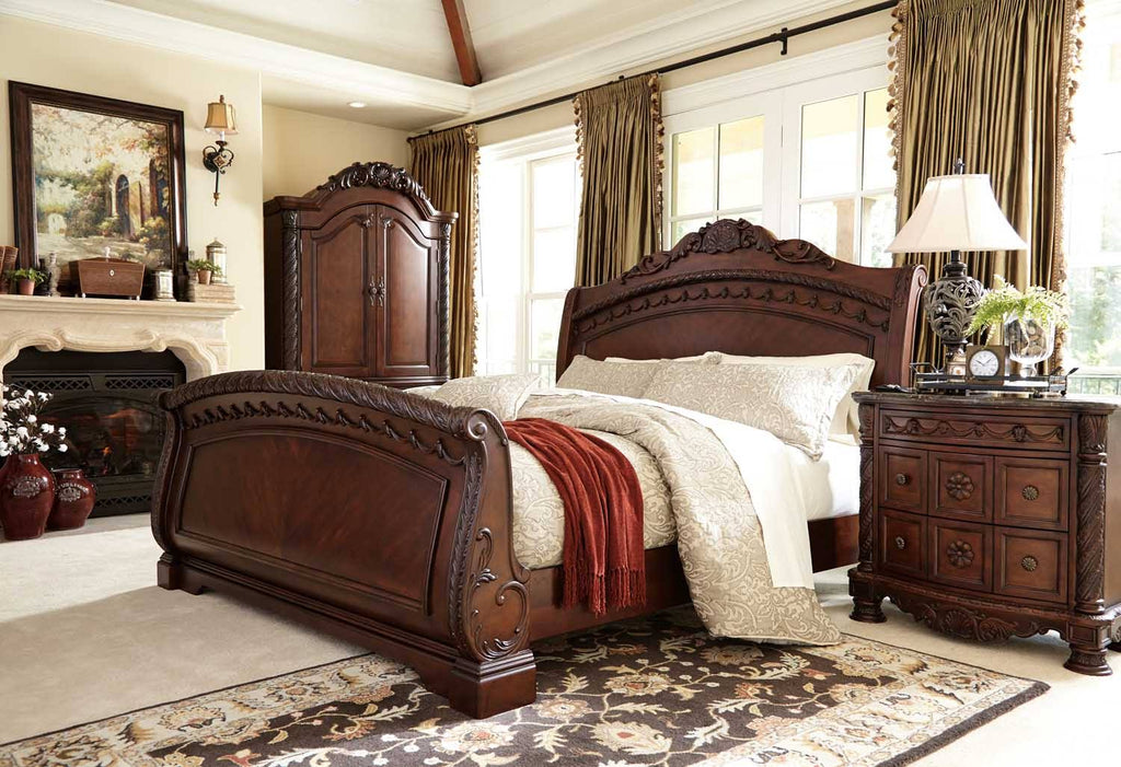 Ashley North Shore King Sleigh Footboard M9709