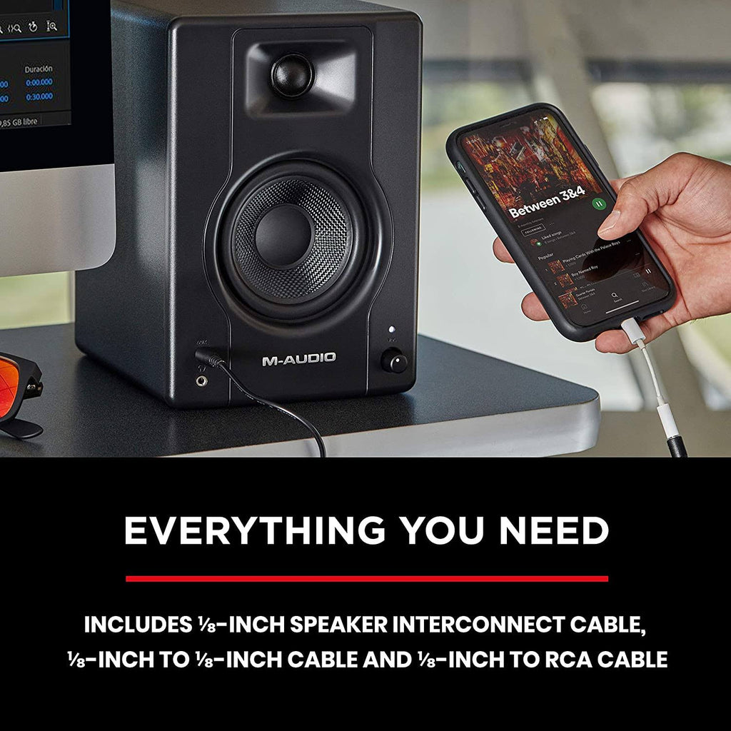 M-Audio BX4 Powered Reference Studio Monitors U270
