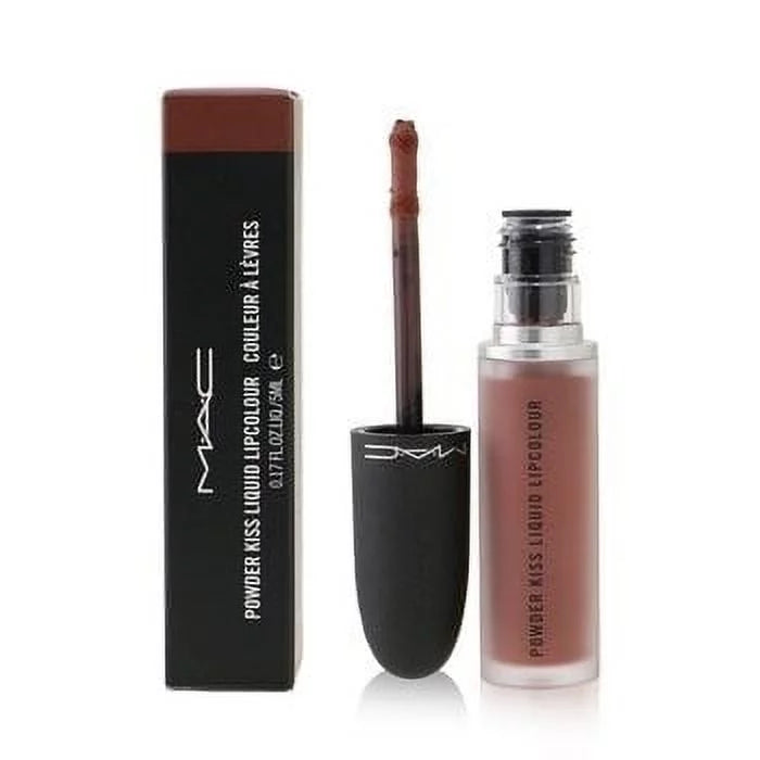 MAC Powder Kiss Liquid Lipcolor 997 Over The Taupe 0.17 oz H884