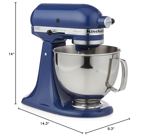 KitchenAid KSM150PSTG Artisan 5-Qt Stand Mixer with Pouring Shield, Tangerine T7346