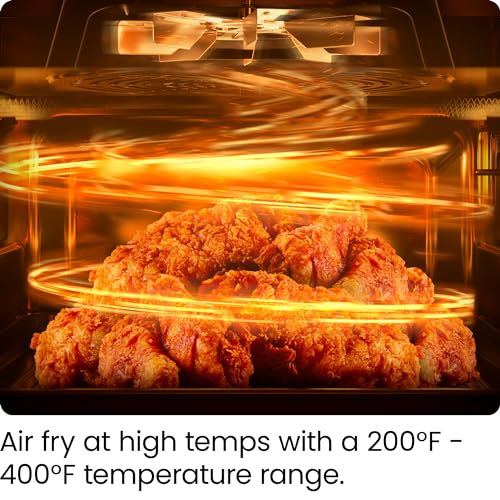 CHEFMAN Multifunctional Digital Air Fryer Rotisserie Dehydrator Convection Oven, 10L, Black H5903