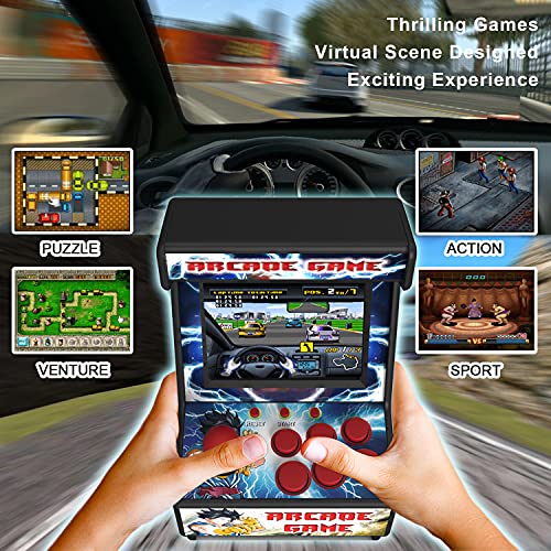 Mini Arcade Machine, Retro Handheld Console with 156 Classic Games C832