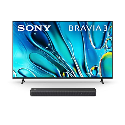 Sony 65-Inch BRAVIA 3 4K Ultra HD LED Smart TV with Google TV Dolby Vision HDR C831