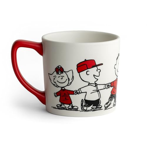 Peanuts Happiness And Cheer Ceramic Mug 14oz Red Z3971