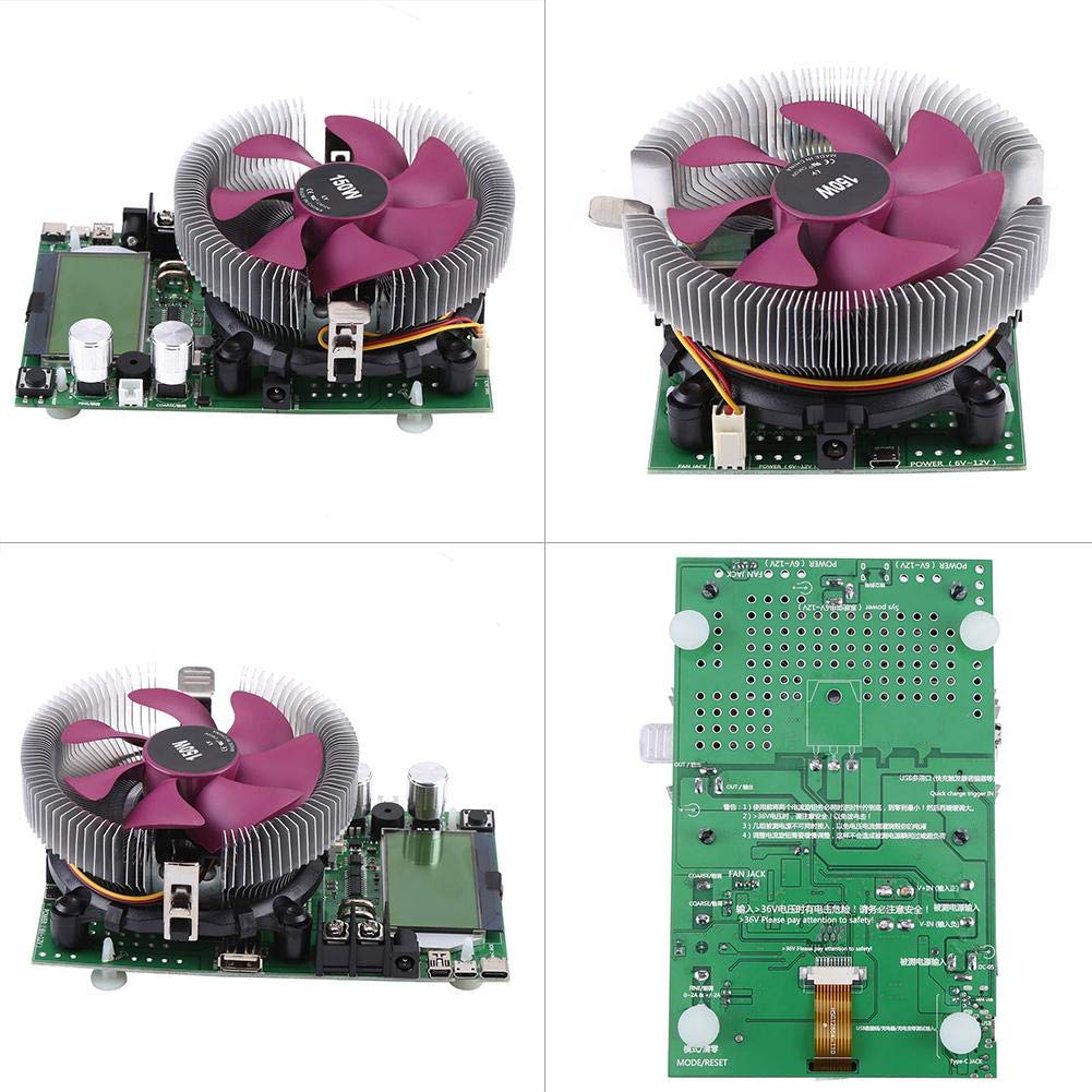 150W 200V 20A USB Adjustable Electronic Load Tester Module Q6941