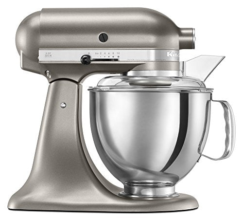 KitchenAid KSM150PSTG Artisan 5-Qt Stand Mixer with Pouring Shield, Tangerine T7346