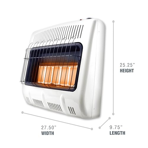 Mr. Heater 30,000 BTU Vent Free Radiant Propane Heater, White D247