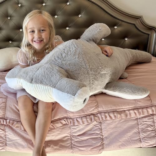 Tezituor 51 inch Giant Whale Shark Stuffed Animal Plush Pillow M152089