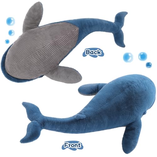 Tezituor 51 inch Giant Whale Shark Stuffed Animal Plush Pillow M152089