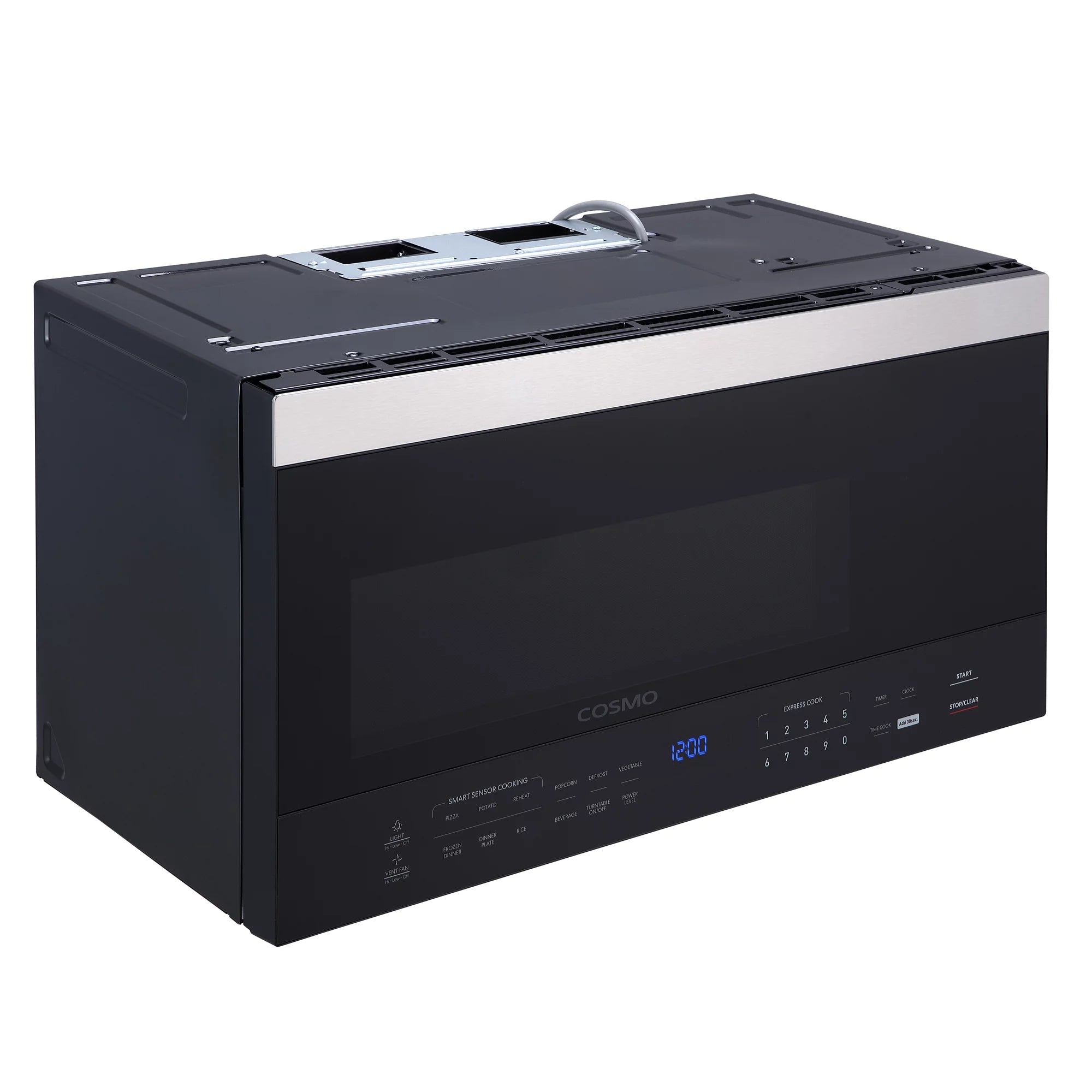 Cosmo 2 Piece Kitchen Appliance Package with 30" Microwave & Electric Range M4153