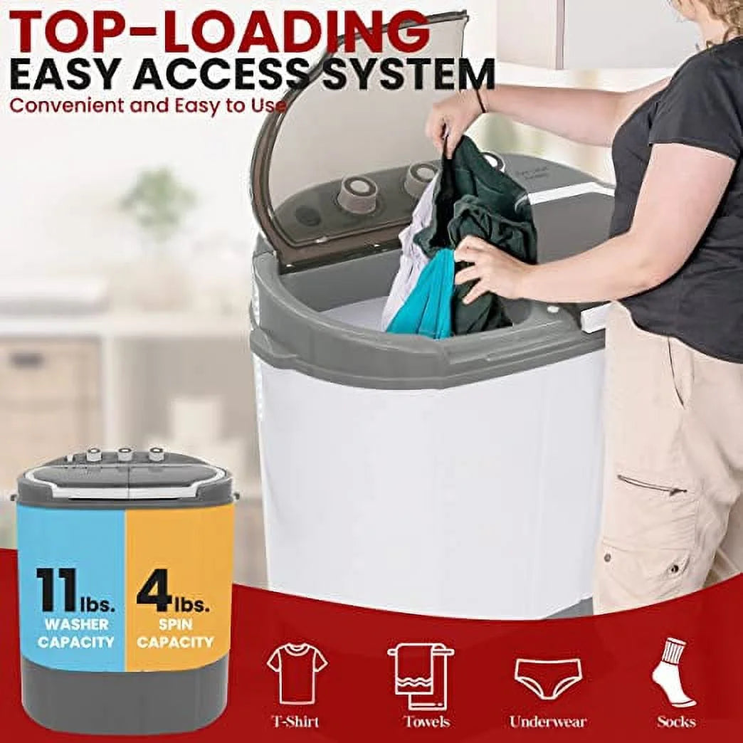 Pure Clean Compact 2-in-1 Portable Washer & Dryer V3292