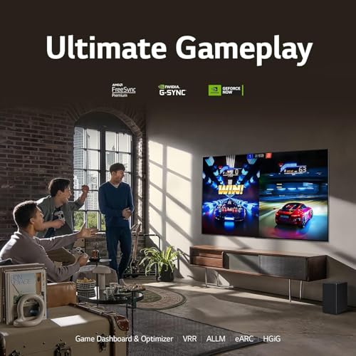 LG 55-Inch OLED C3 HDR 4K Smart TV Bundle with 120Hz Refresh Rate and UAX HDMI Cable E7006