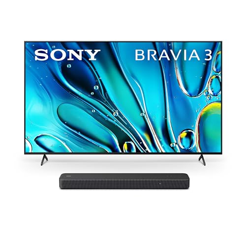 Sony 65-Inch BRAVIA 3 4K Ultra HD LED Smart TV with Google TV Dolby Vision HDR C831