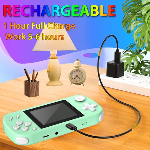 Handheld Games for Kids with 218 Built-in Games, 3.0" HD Screen, Blue G103188