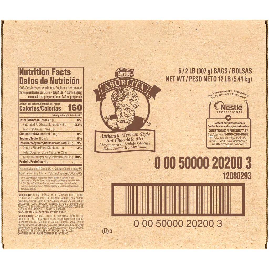 ABUELITA Authentic Mexican Hot Cocoa Mix 6 Pack X135649