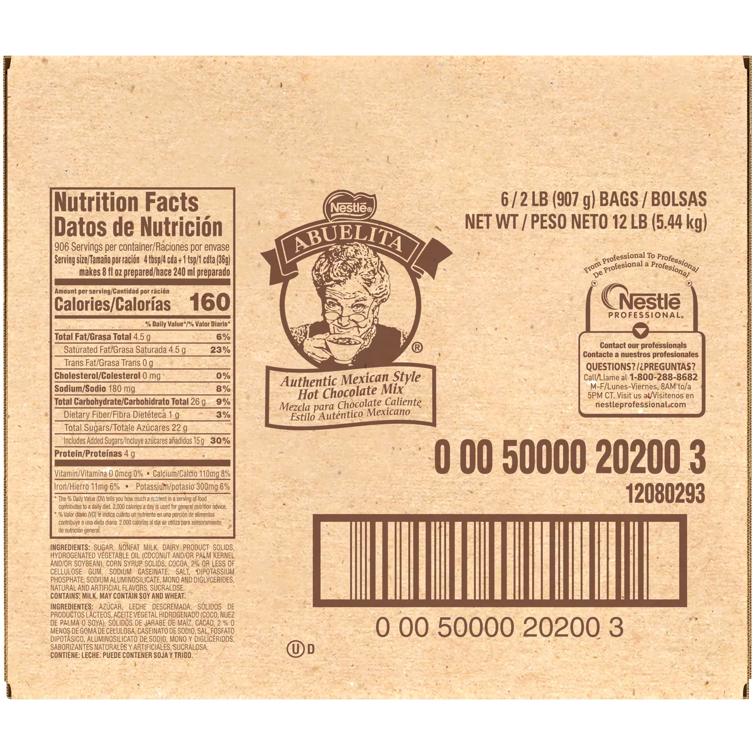 ABUELITA Authentic Mexican Hot Cocoa Mix 6 Pack X135649
