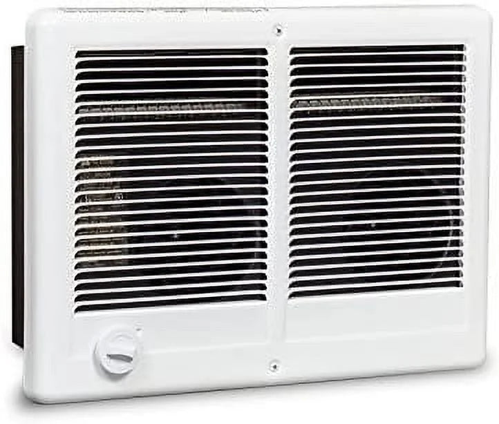 Cadet Com-Pak Twin Electric Wall Heater with Thermostat, 240V, White E989227