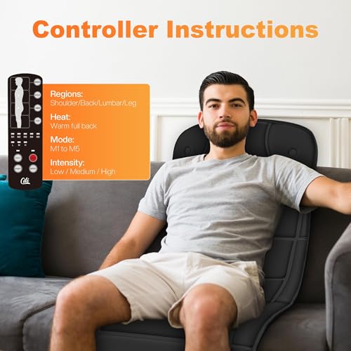 CILI Full Body Massage Mat with Heat and Vibration Q744
